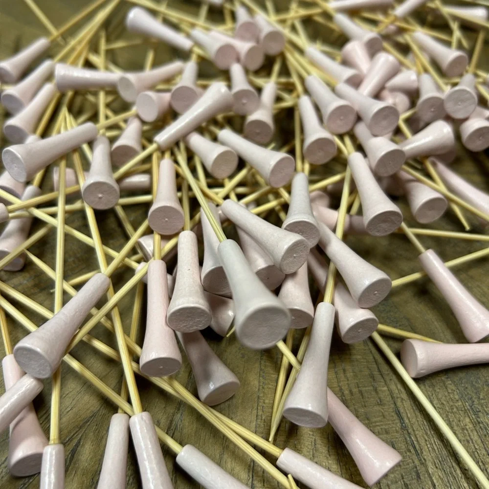 Golf Tee Sticks for Baby Shower Cakes or Cupcakes